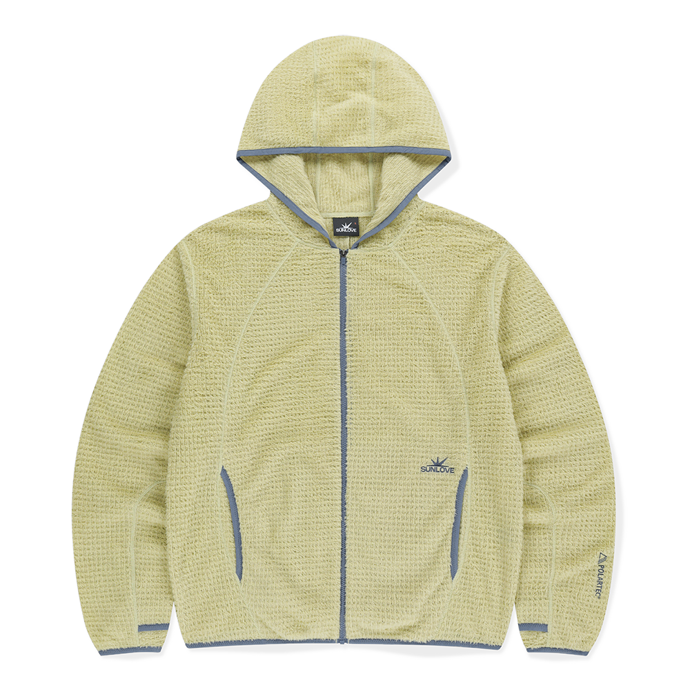 SL253FSWHZ01BE [트리플적립]SUNLOVE Polartec® Alpha® Zip Up Hoodie Beige