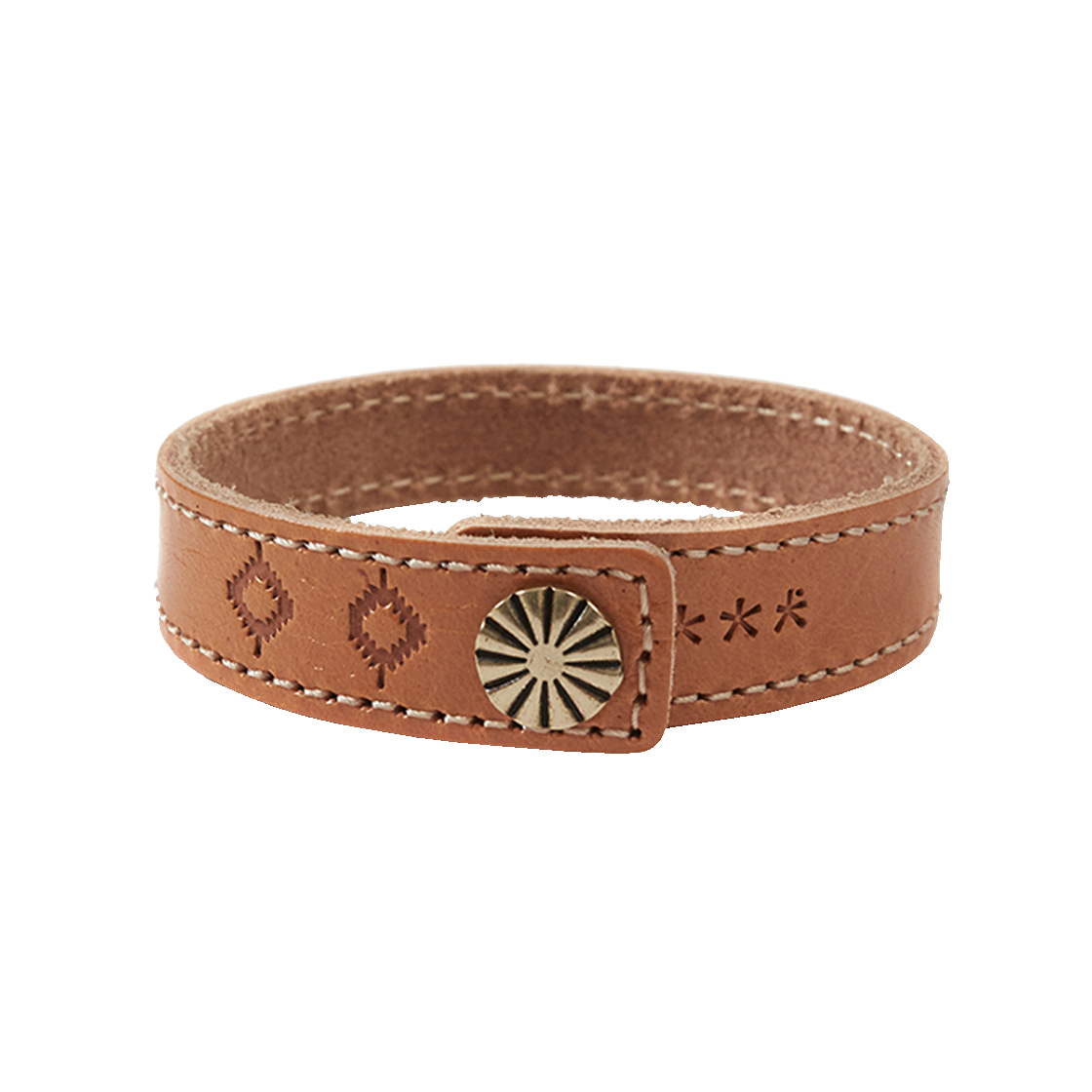 KAT0071 Karactor Leather Bangle Vegetable Orange