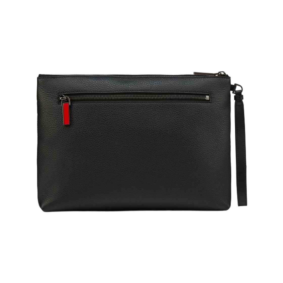 크리스찬 루부탱 펑키 그레인드 카프 레더 앤 스파이크 파우치 블랙(Christian Louboutin Funky Grained Calf Leather and Spikes Pouch Black) - 2