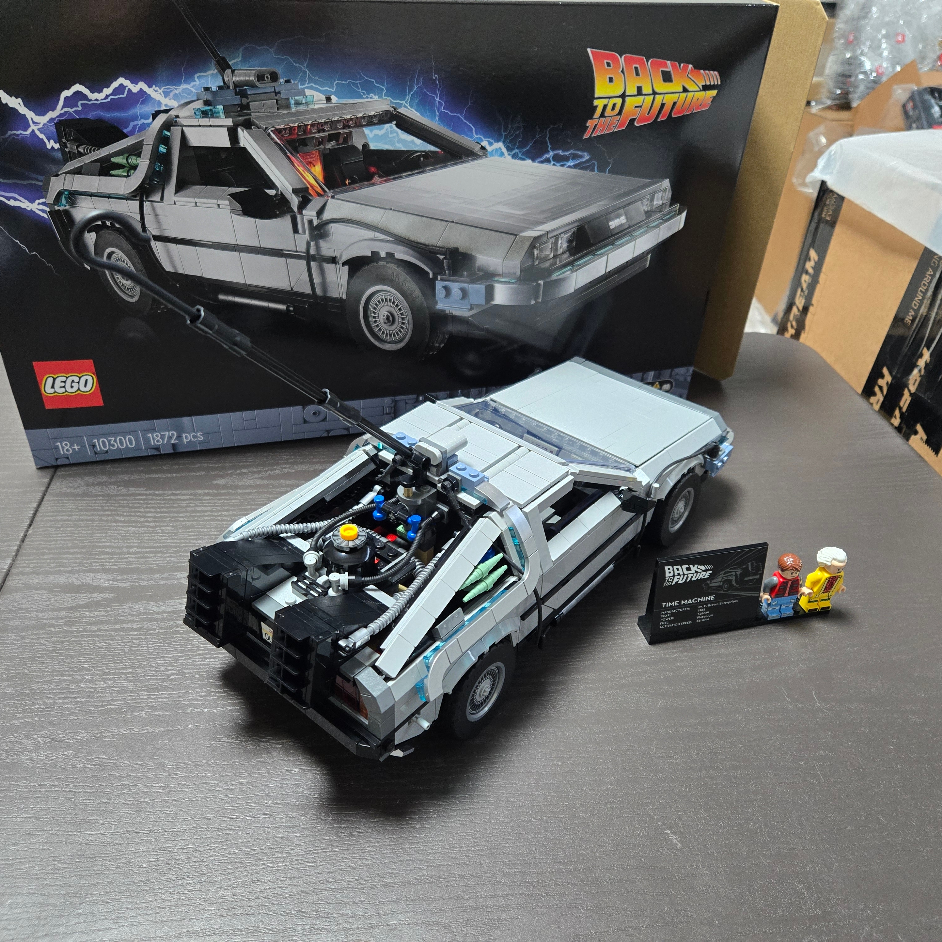 Lego Back To The Future Time Machine 착용 스타일 - 3