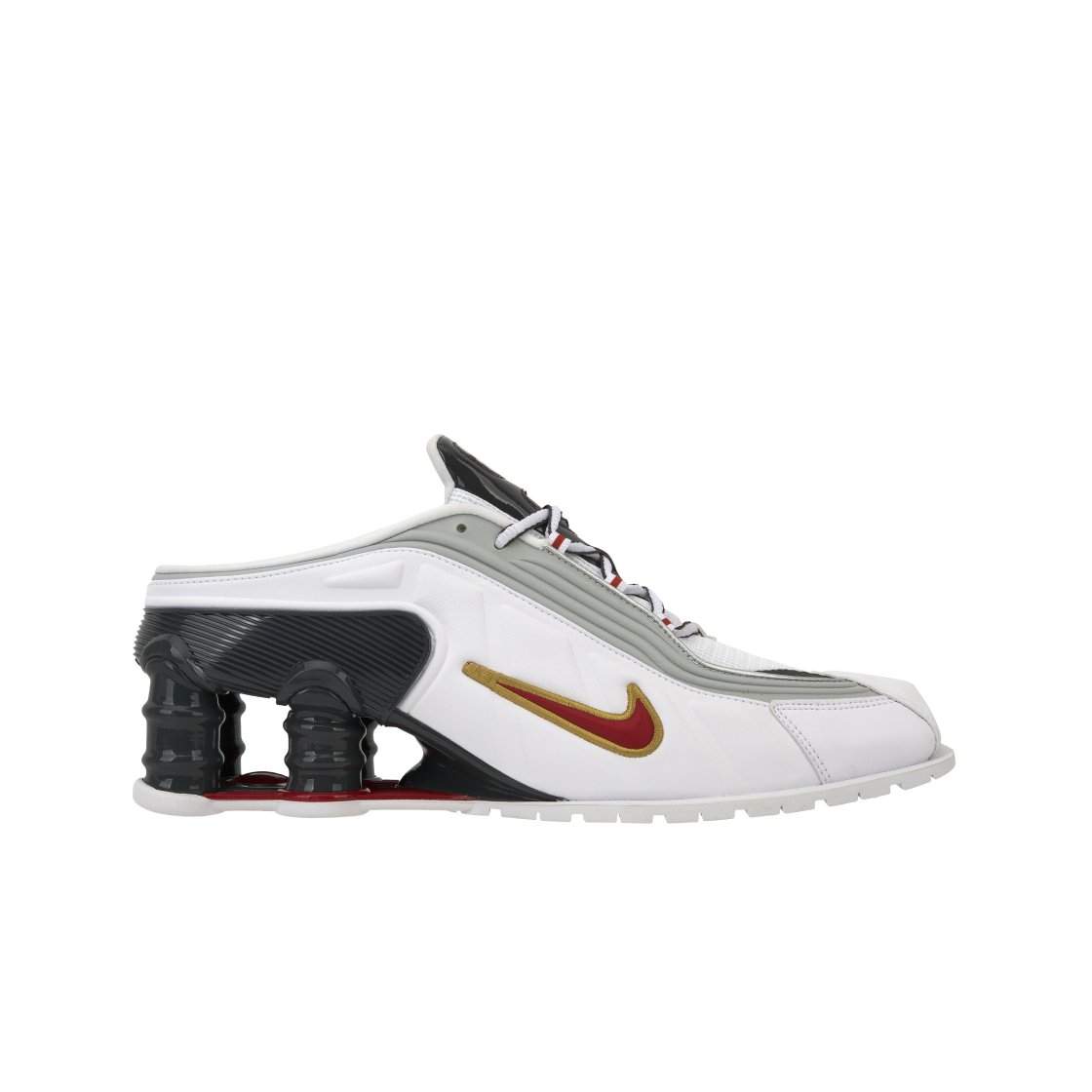 나이키 x 마틴 로즈 샥스 MR4 화이트 앤 바시티 레드(Nike x Martine Rose Shox MR4 White and Varsity Red)