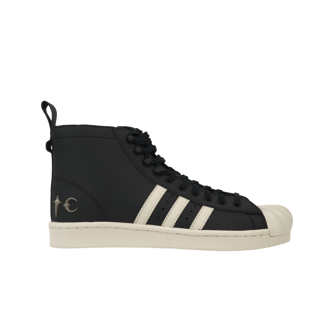 아디다스 x 떠그 클럽 슈퍼스타 부츠 럭스 코어 블랙 오프 화이트(Adidas x Thug Club Superstar Boot Luxe Core Black Off White)