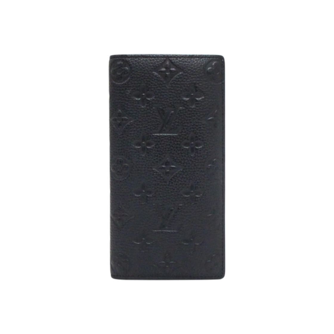 IT6BLFK2W5U6 Louis Vuitton M69038 Black Monogram Taurillon Leather Brazza Long Wallet