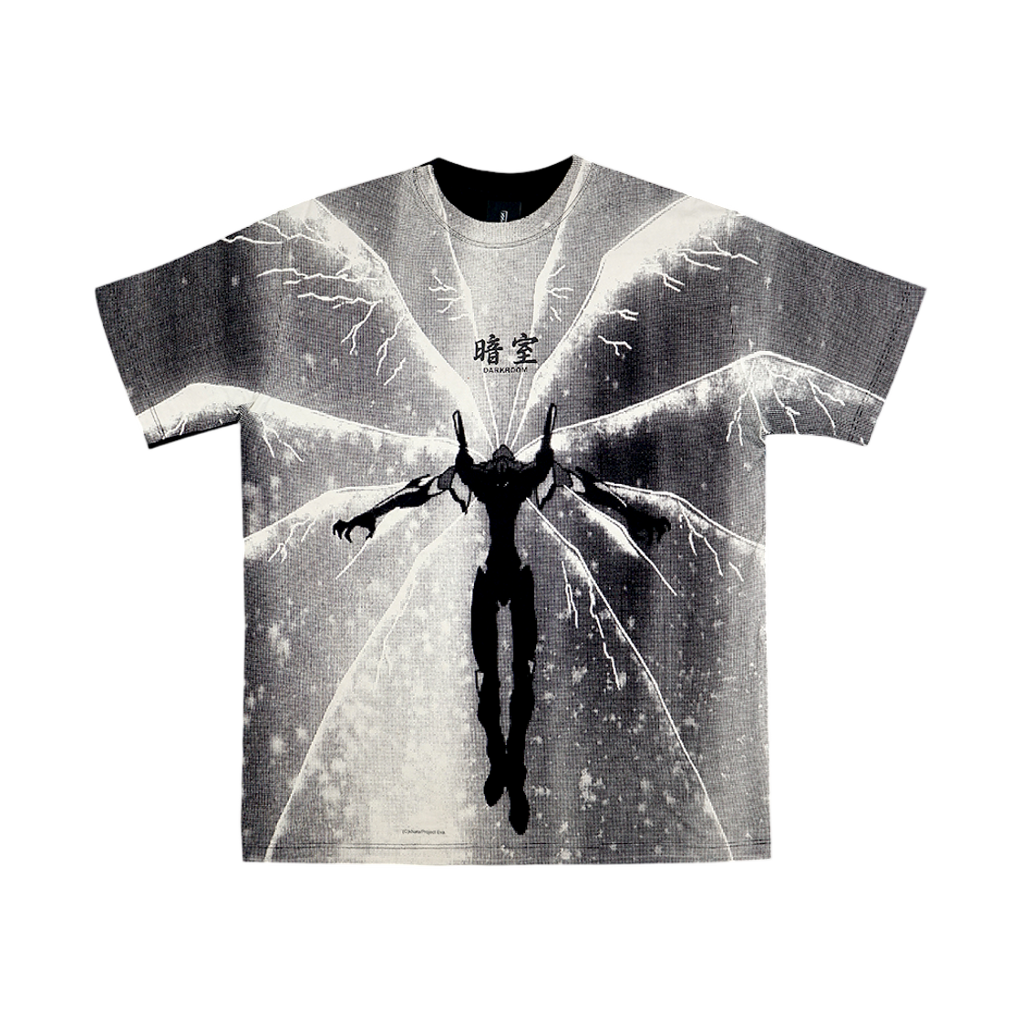 - Darkr8m Studio x Neon Genesis Evangelion Wings S/S AOP Shirt Black