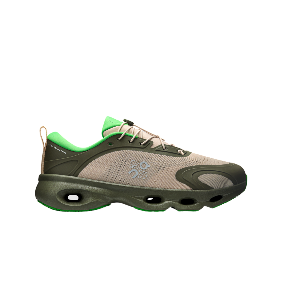 3MF30664724 Loewe x On Running Cloudsolo Khaki Green Sand