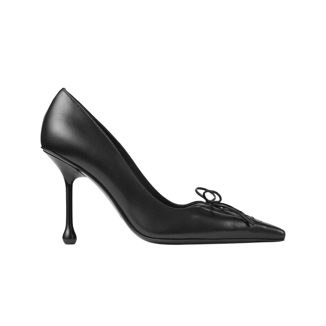 (W) 지미추 스칼렛 95 나파 레더 레더 펌프스 블랙((W) Jimmy Choo Scarlett 95 Nappa Leather Pumps Black)