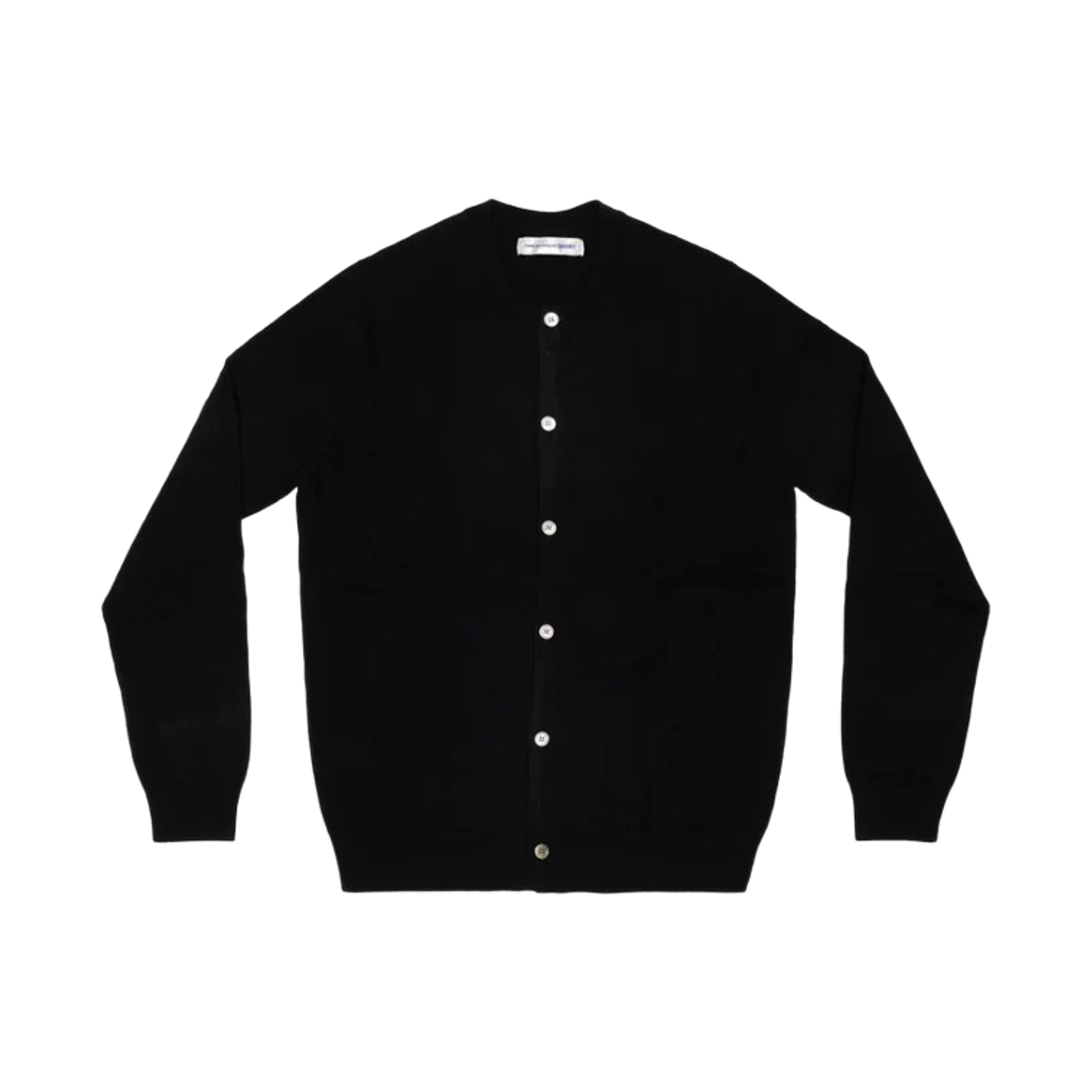 꼼데가르송 셔츠 포에버 크루넥 가디건 블랙(Comme des Garcons Shirt Forever Crewneck Cardigan Black)