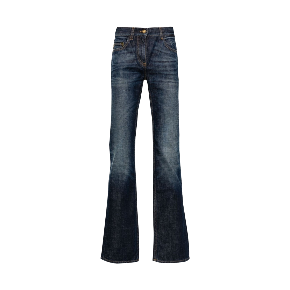 PWYB032R24DEN0024545 (W) Palm Angels Straight Leg Denim Jeans Blue