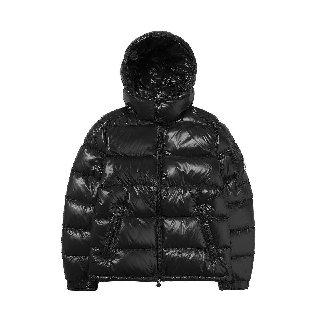 K2-091-1A53600-68950-999/U99 Moncler Maya Hooded Short Down Jacket Black - 25FW