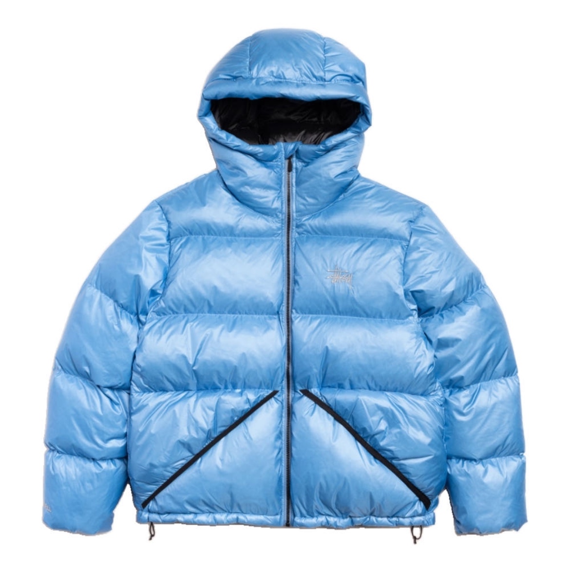 Stussy Micro Ripstop Down Parka Sky Blue 착용 스타일