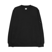 C.P. Company Lens Wappen Cotton Sweatshirt Black - 25SS