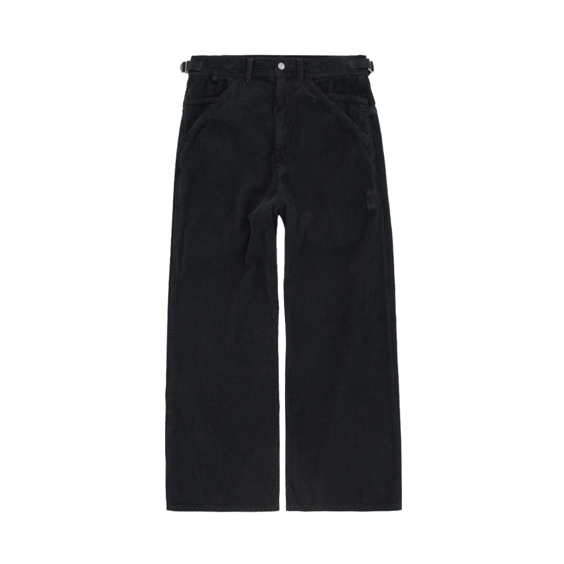 PL5LPT1033A1 Polyteru Corduroy Narrow Pants Charcoal