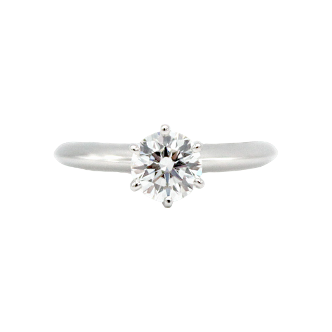 IT6E98G2SPGP Tiffany & Co. Platinum Wedding Ring with 0.53ct Diamond