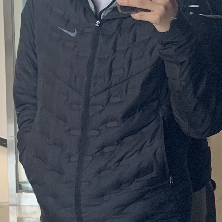 Nike Therma-Fit ADV Aeroloft Repel Down Running Jacket Black - Asia 착용 스타일
