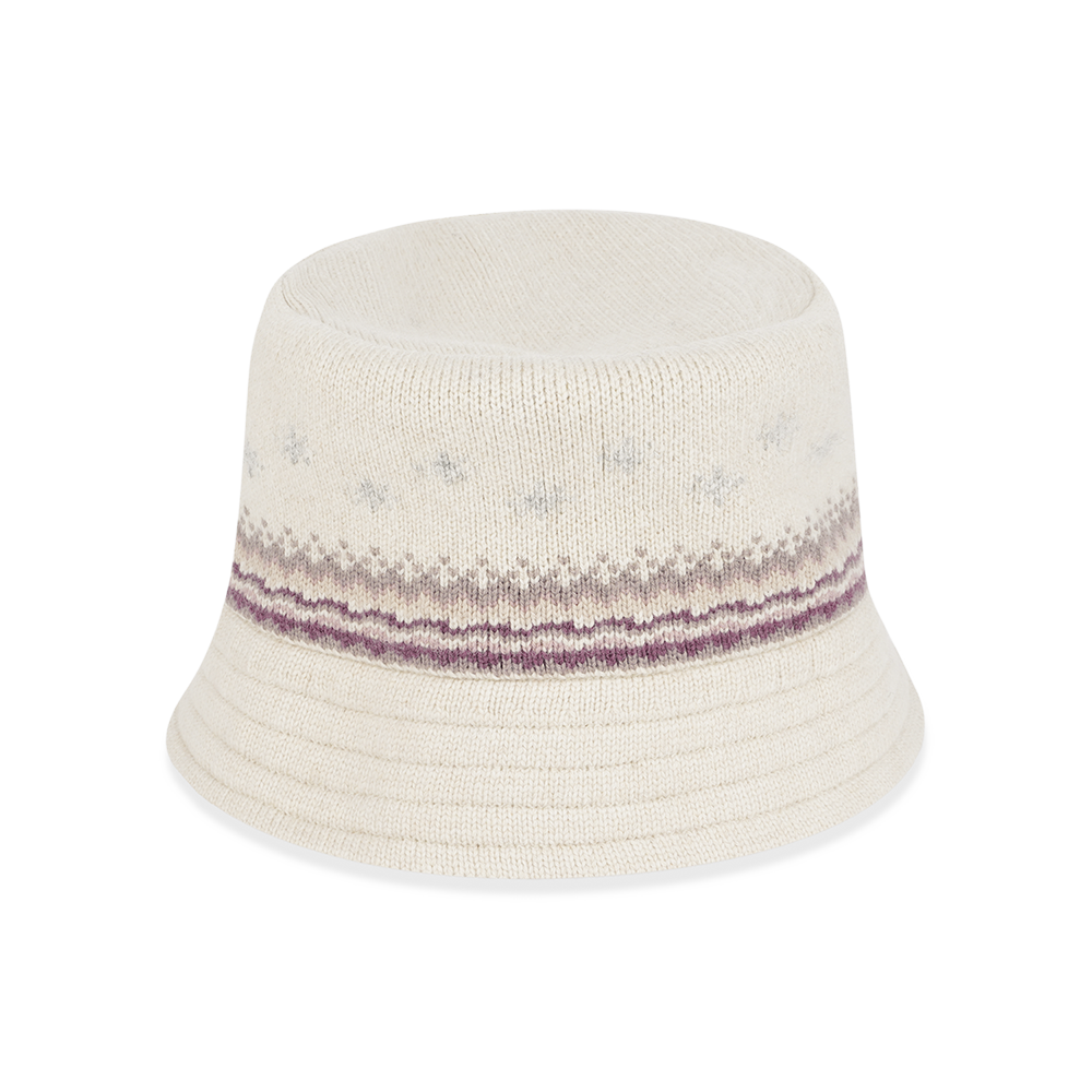 SL253KHWBK01IV [더블적립] sunlovetour Knit Bucket Hat Ivory