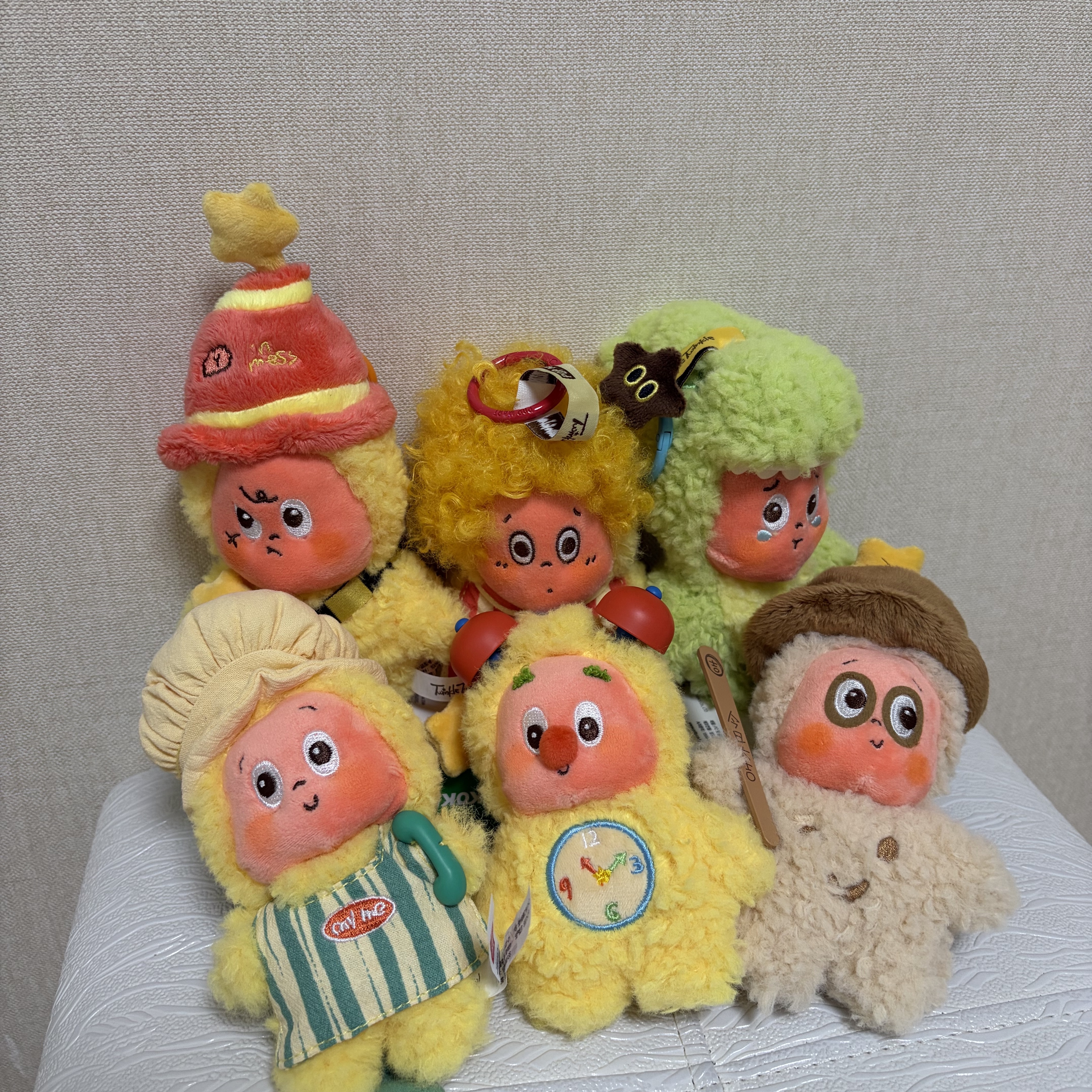 Pop Mart Twinkle Twinkle Be A Little Star Series Plush Pendant Sealed Case (6 Blind Boxes) 착용 스타일 - 2