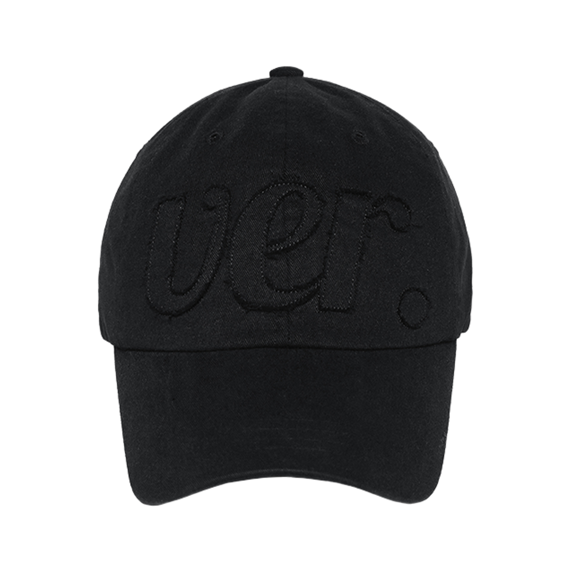 베루툼 빅 버전 어플리케 피그먼트 볼캡 블랙(VERUTUM BC213P Big Version Applique Pigment Ball Cap Black) - 2