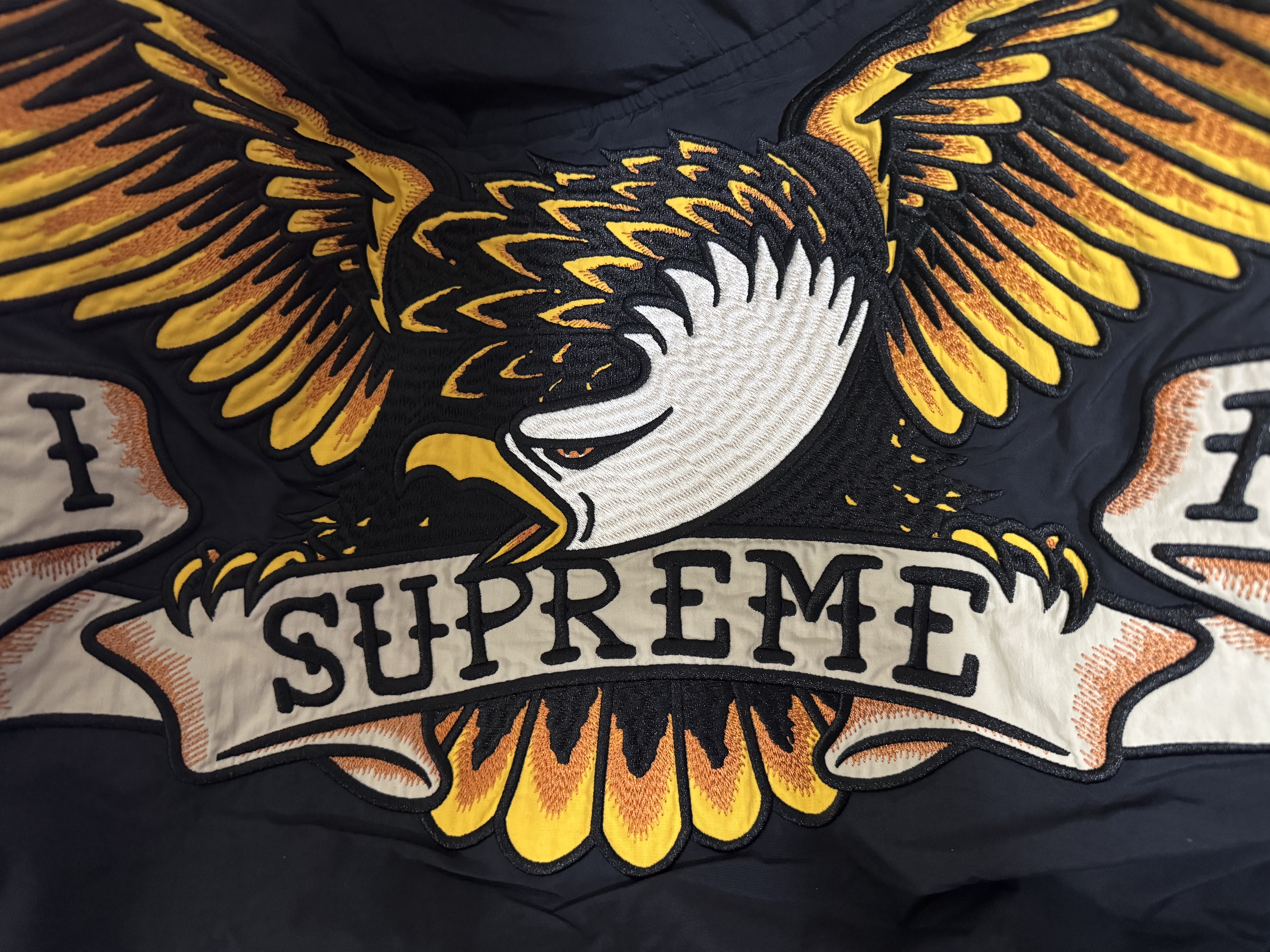 Supreme Antihero Stadium Jacket Black - 25FW 착용 스타일 - 3