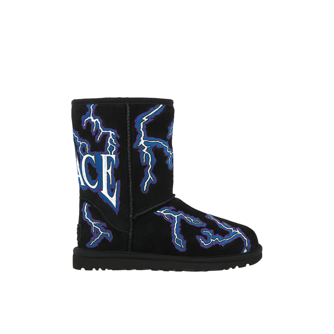 어그 x 팔라스 라이트닝 클래식 숏 부츠 블랙