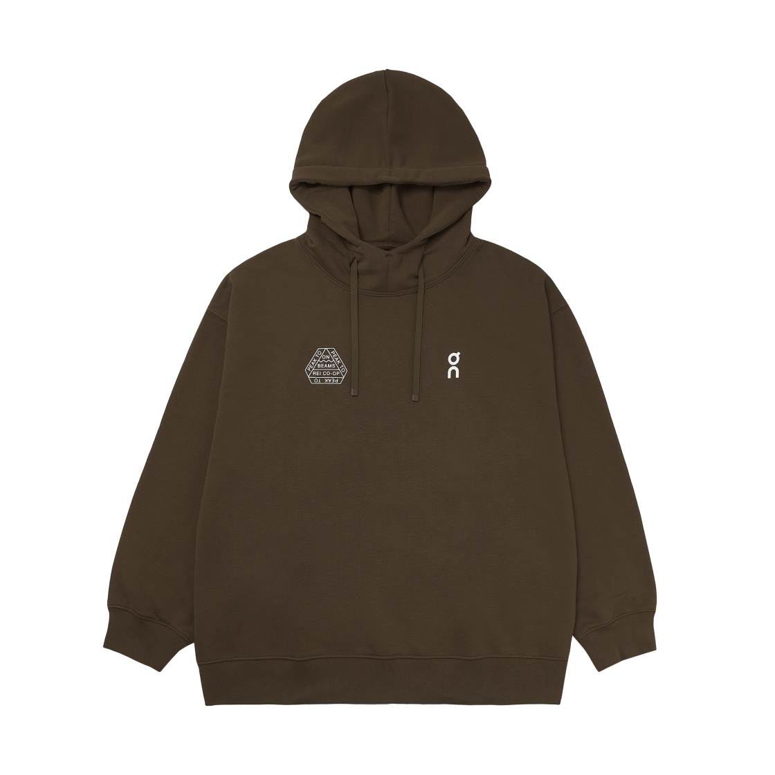 1UF30034393 On Running x Beams x Rei Club Hoodie Earth