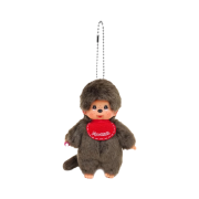 Monchhichi Mini Key Chain Boy Brown