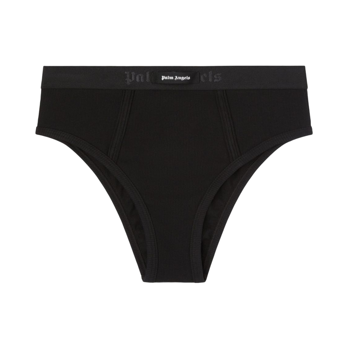 PWUC008F24FAB0021010 (W) Palm Angels Logo Cotton Coulottes Black