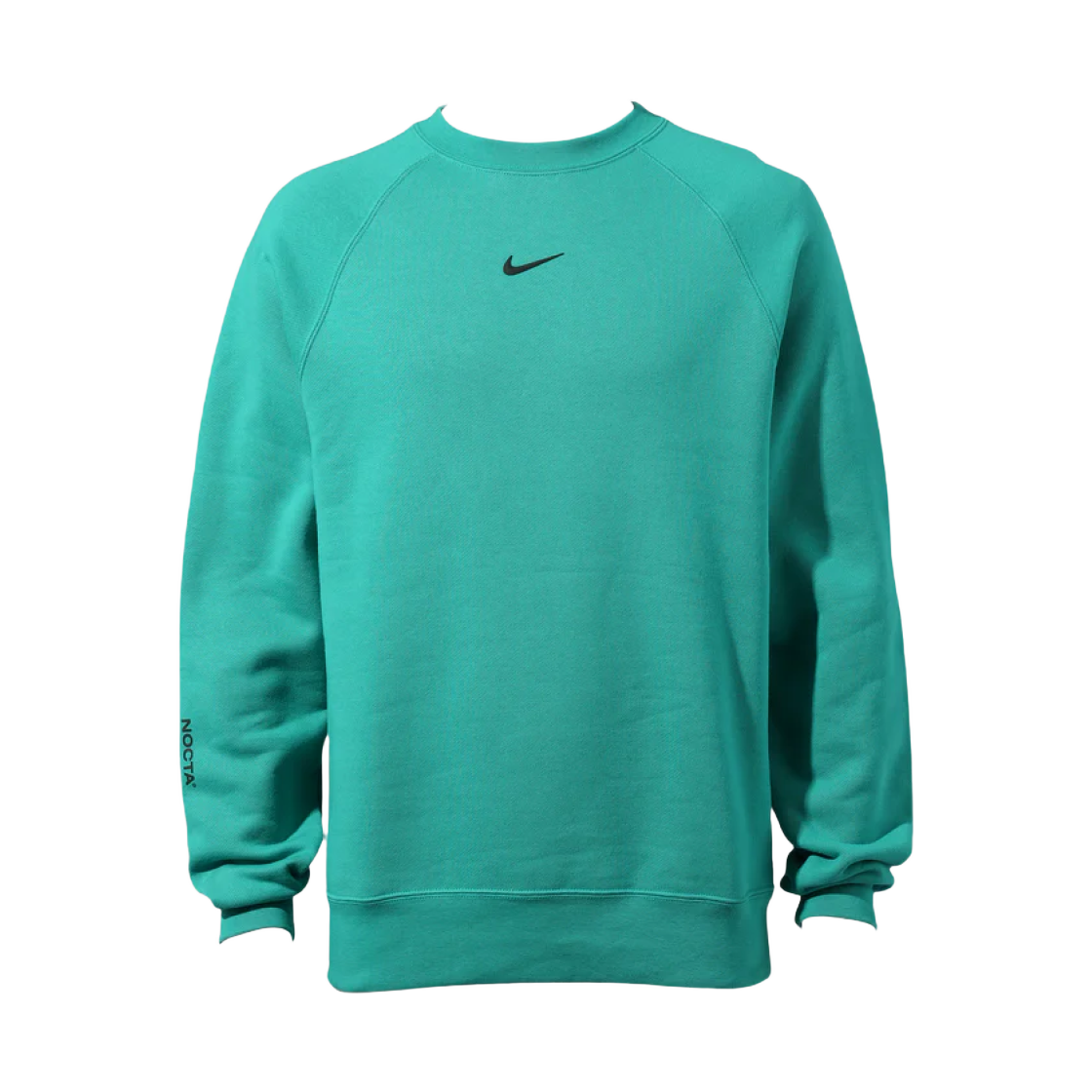 FN8160-370 Nike x Drake Nocta Fleece CS Crew Neptune Green Black - US/EU