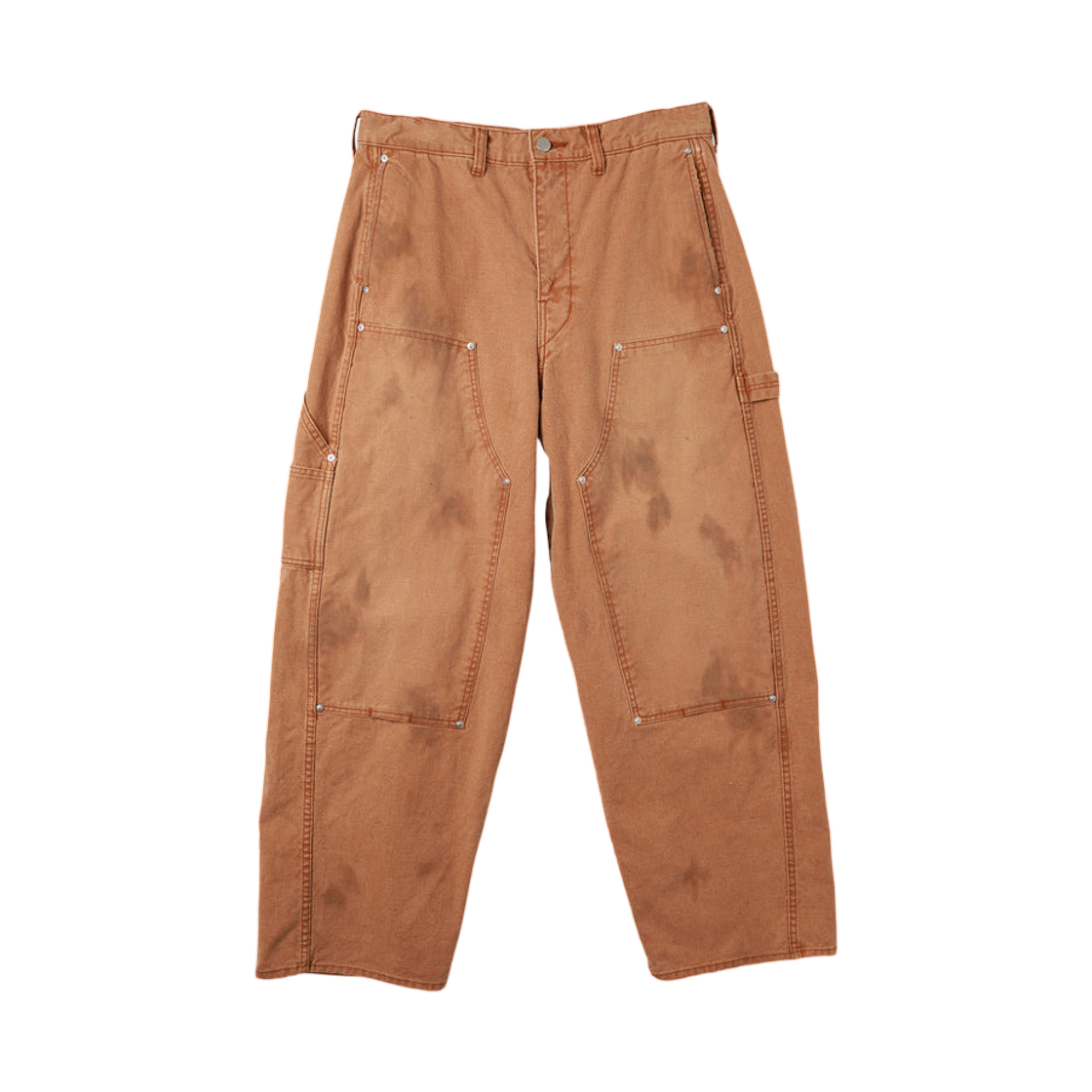 지에다 덕 더블 니 팬츠 브라운(Jieda Duck Double Knee Pants Brown)