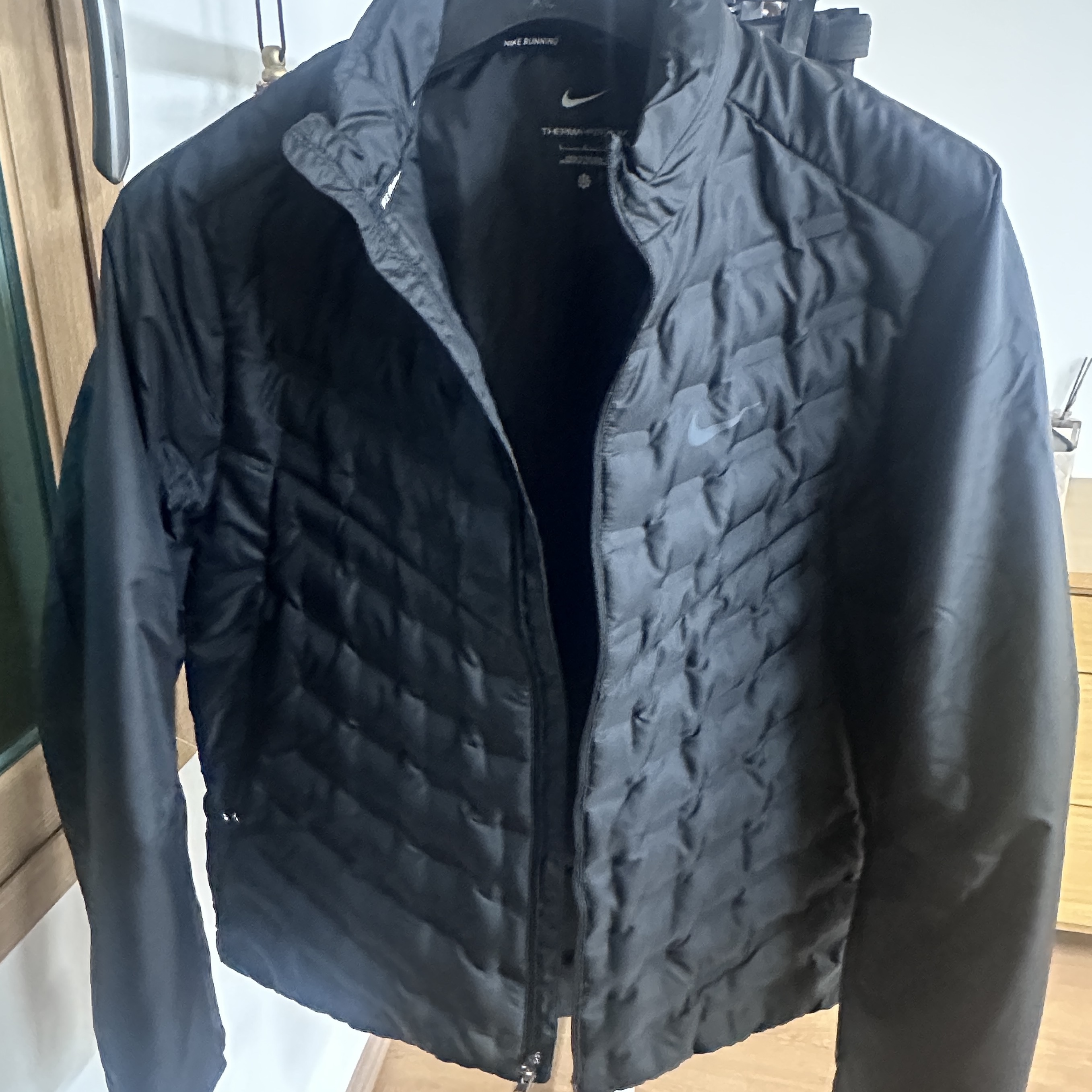 Nike Therma-Fit ADV Aeroloft Repel Down Running Jacket Black - Asia 착용 스타일