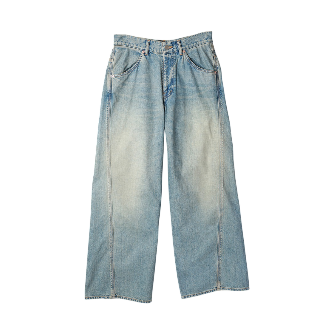 지에다 유즈드 3D 워크 데님 팬츠 인디고(Jieda Used 3D Work Denim Pants Indigo)