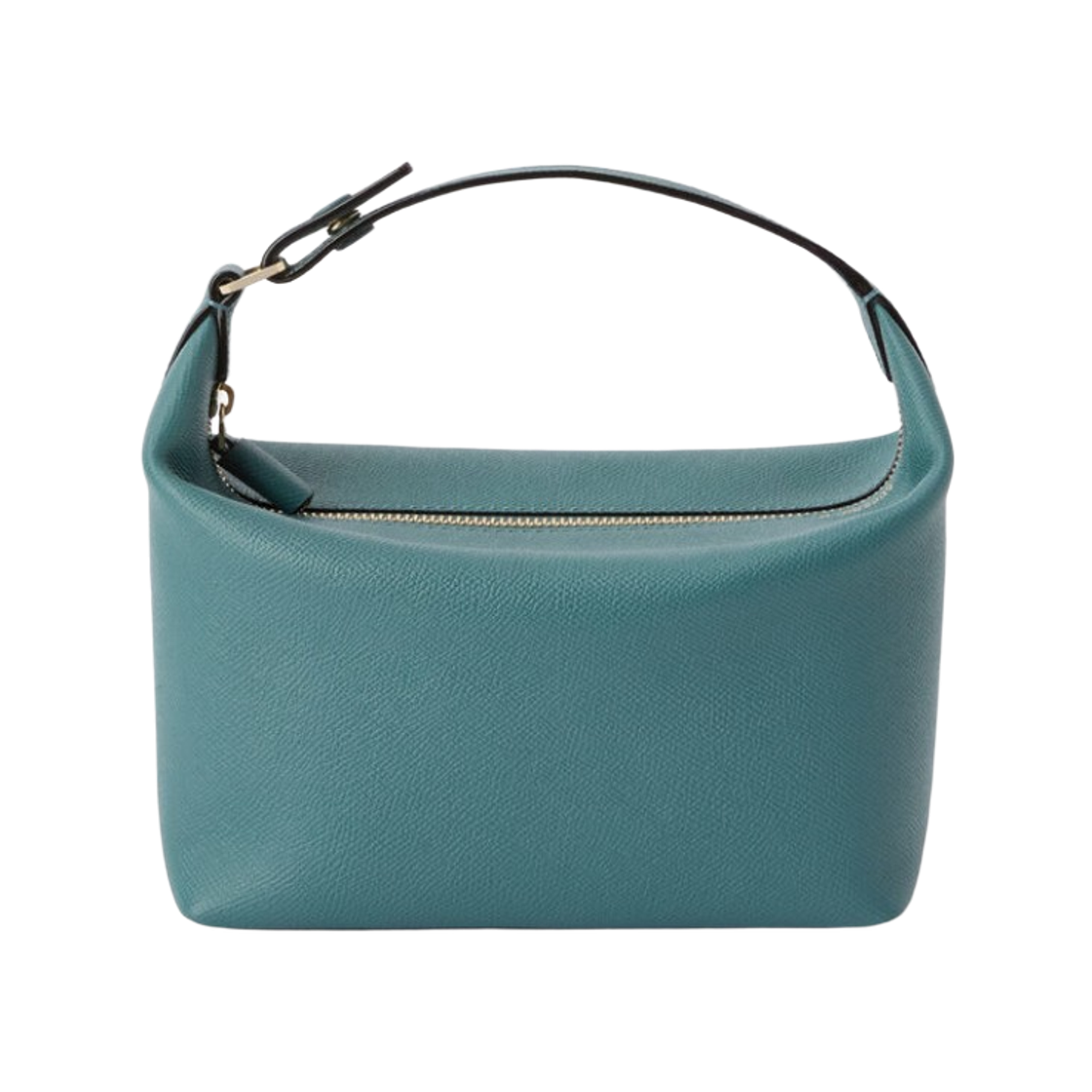 SGMO0020010LOCPLTIVG Valextra Mochi Top Handle Mini Bag Bottle Green