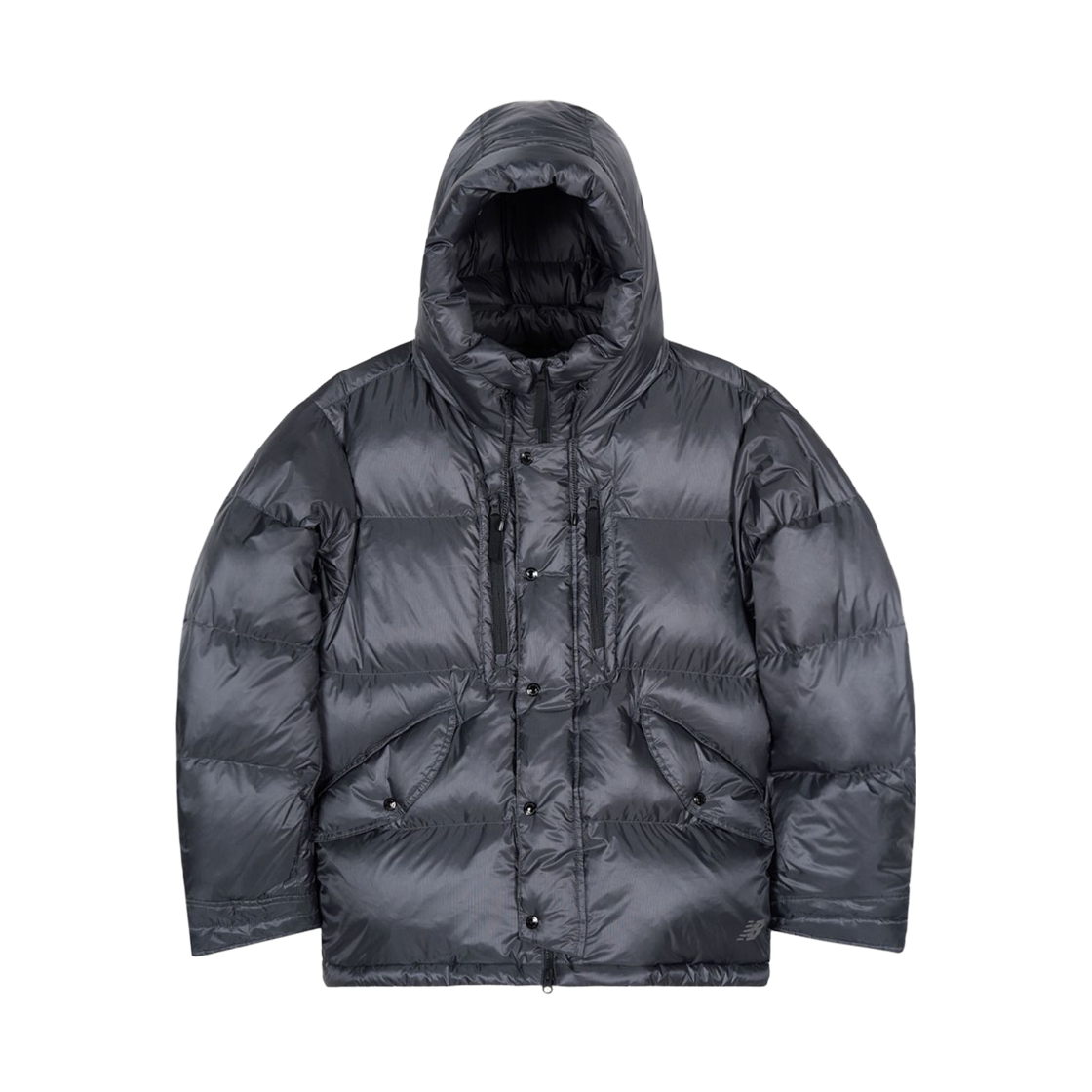 NBNPGCO033-60 New Balance Pertex Gear Down Jacket Charcoal