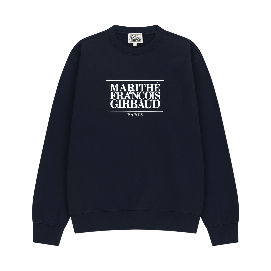 - Marithe Francois Girbaud Classic Logo Sweatshirt Navy