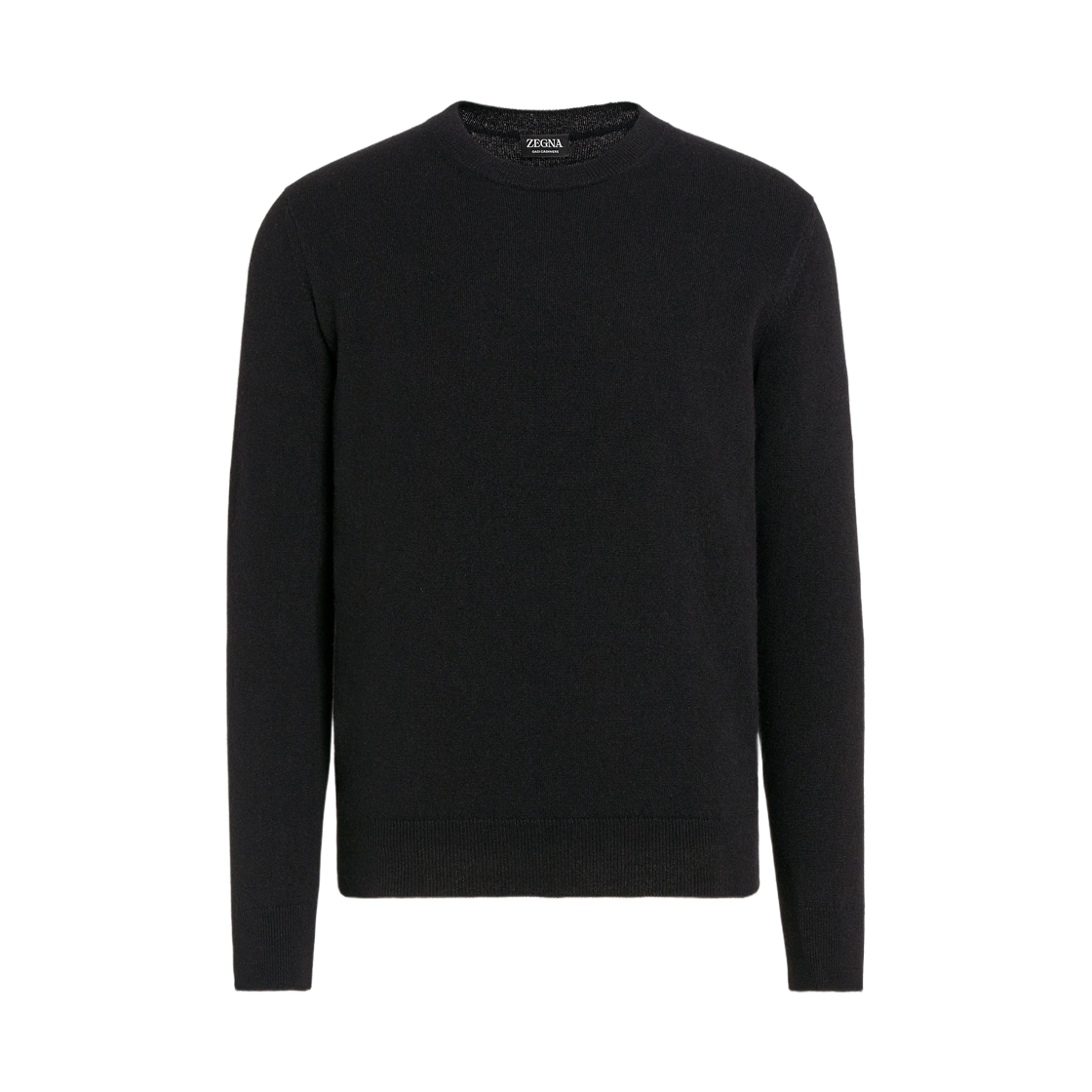 E8K10-110-K09 Zegna Oasi Cashmere Crewneck Black