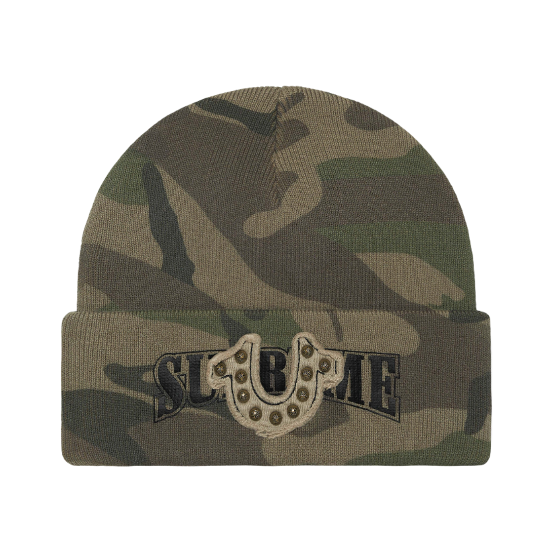 슈프림 x 트루릴리전 비니 올리브 카모 - 25FW(Supreme x True Religion Beanie Olive Camo - 25FW)