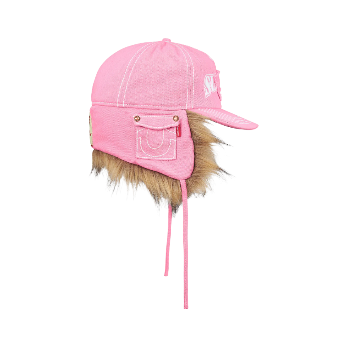 슈프림 x 트루릴리전 이어플랩 5-패널 핑크 - 25FW(Supreme x True Religion Earflap 5-Panel Pink - 25FW) - 2