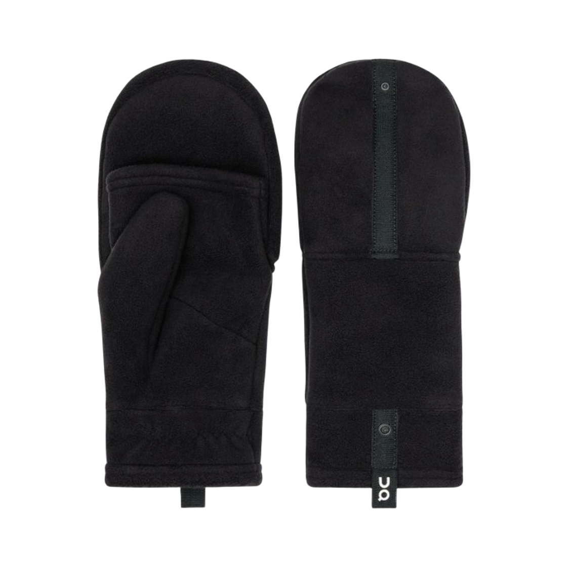 2UF30180553 On Running Fleece Mitten Black