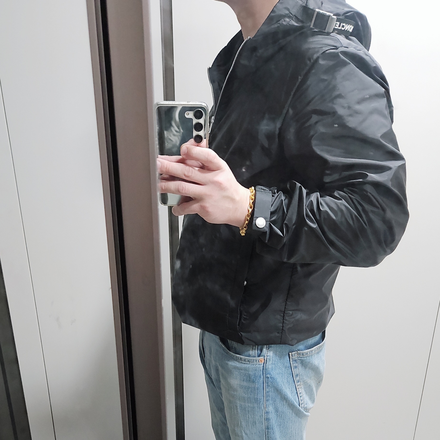 Moncler Remoray Hooded Windbreaker Black - 25SS 착용 스타일 - 3