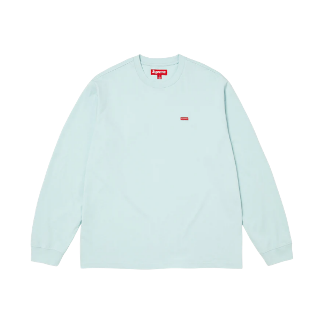 - Supreme Small Box L/S T-Shirt Ice Blue - 25FW