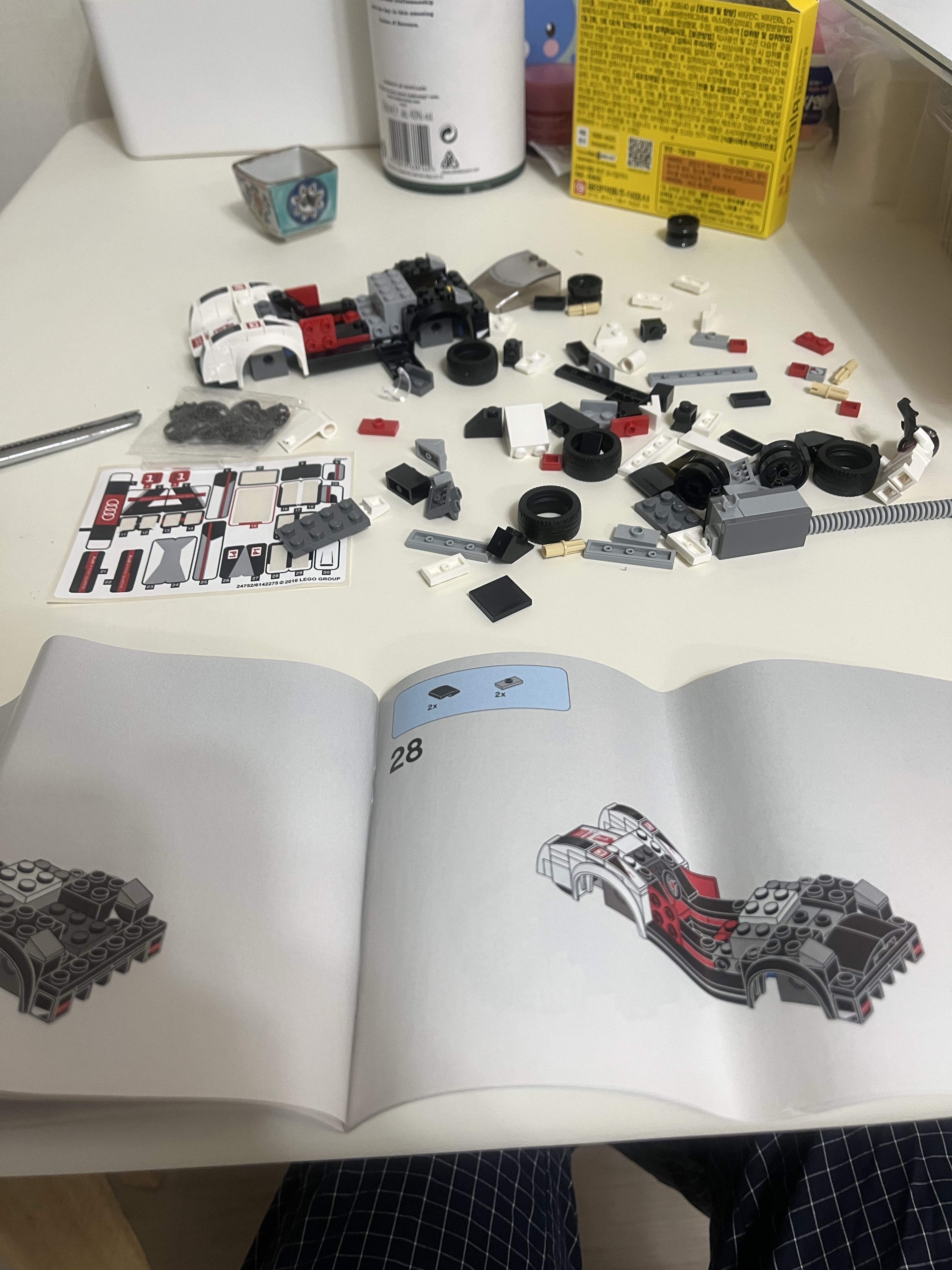 Lego Audi R18 E-Tron Quattro 착용 스타일 - 3