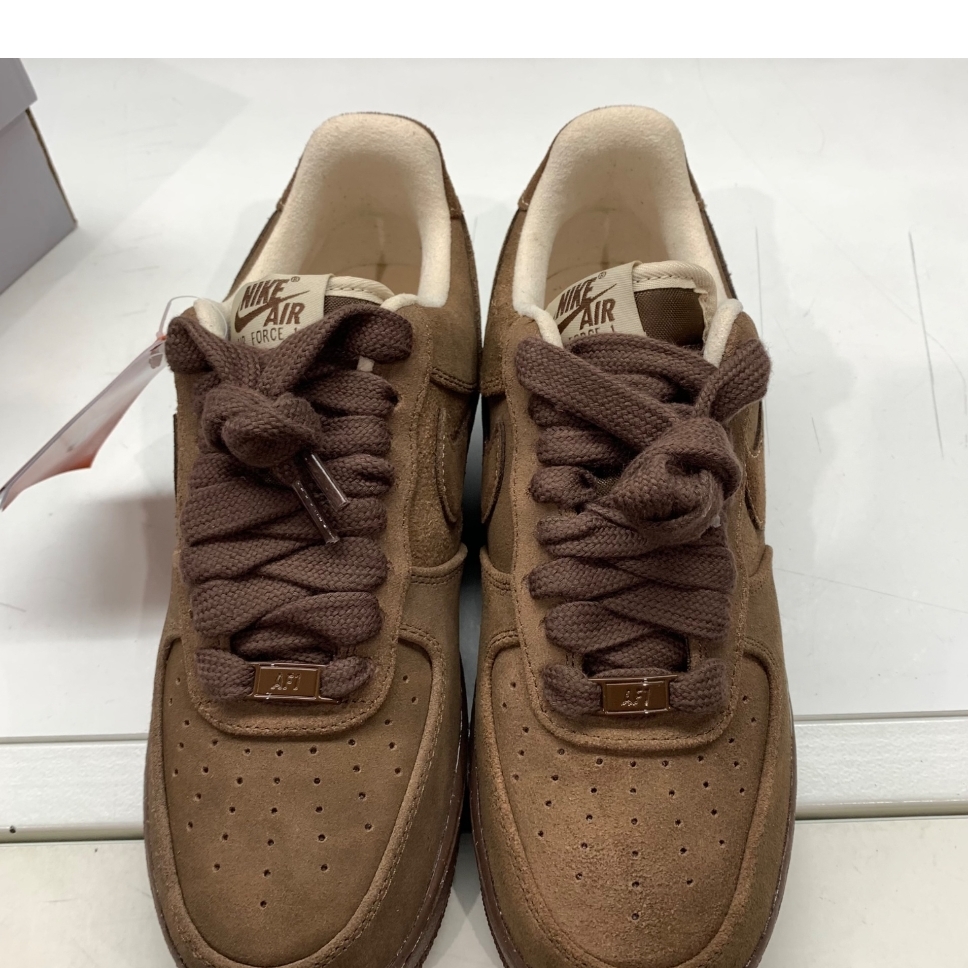 (W) Nike Air Force 1 '07 Cacao Wow 착용 스타일 - 8