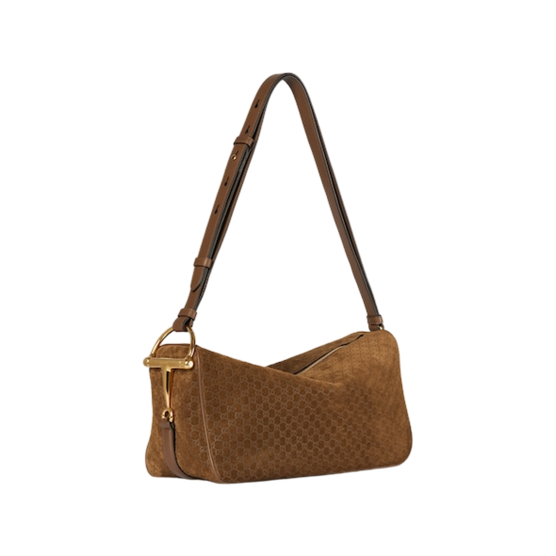 구찌 하프 홀스빗 미디움 숄더백 브라운(Gucci Half Horsebit Medium Shoulder Bag Brown) - 2