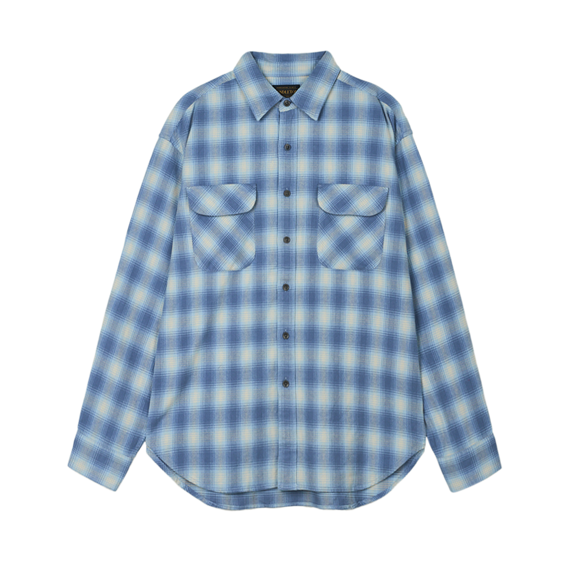 캘리포니아 제너럴 스토어 x 펜들턴 체크 셔츠 라이트 블루 - 25FW(California General Store x Pendelton Check Shirt Light Blue - 25FW)