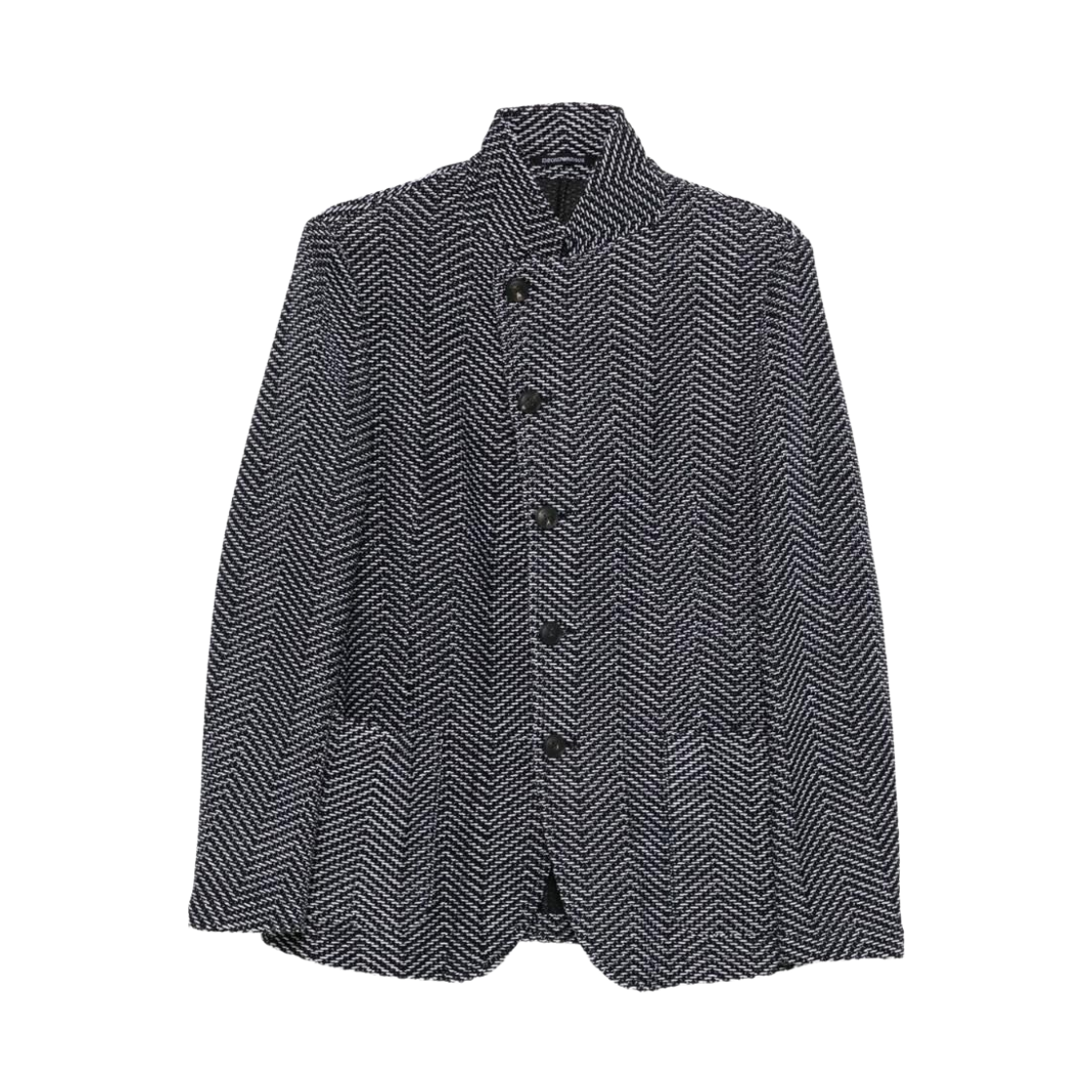 엠포리오 아르마니 울 자켓 블랙 그레이(Emporio Armani Wool Jacket Black Grey) - 1