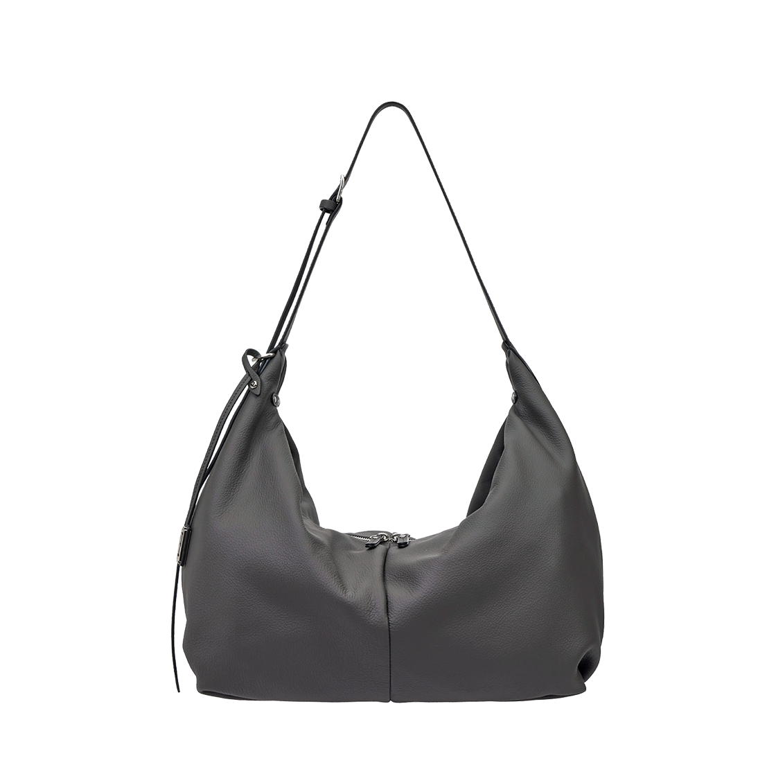 분크 하프문 그루비 호보 라지 쉐도우그레이(vunque Halfmoon Groovy Hobo L Shadow Grey) - 3