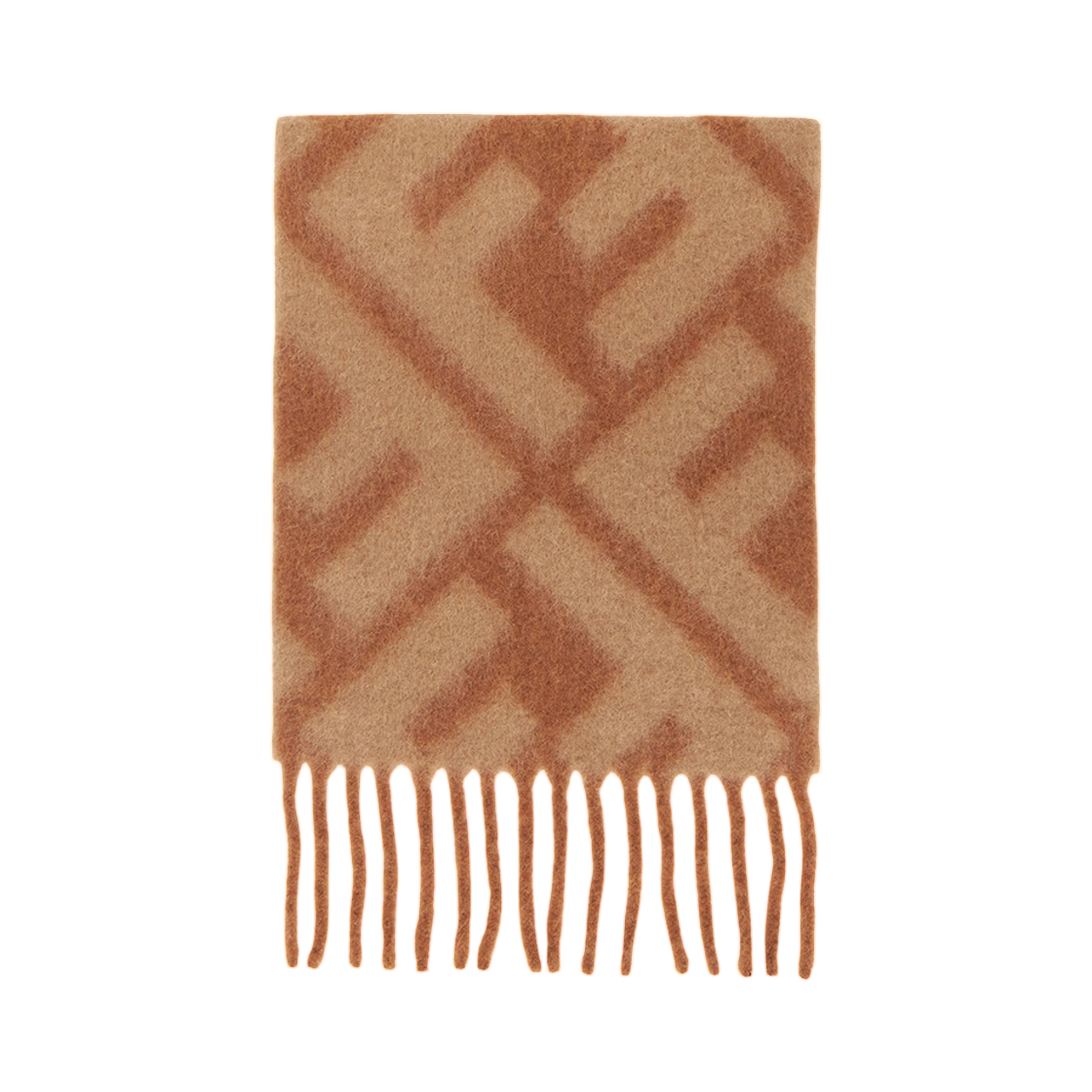 FXT460AYKQF1U6S (W) Fendi FF Muffler Brown