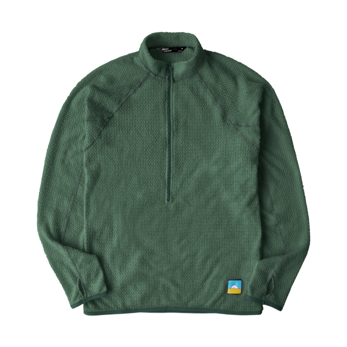 센치 디자인 A90 하프집 크루넥 파인(Senchi Design A90 Half-Zip Crewneck Pine)