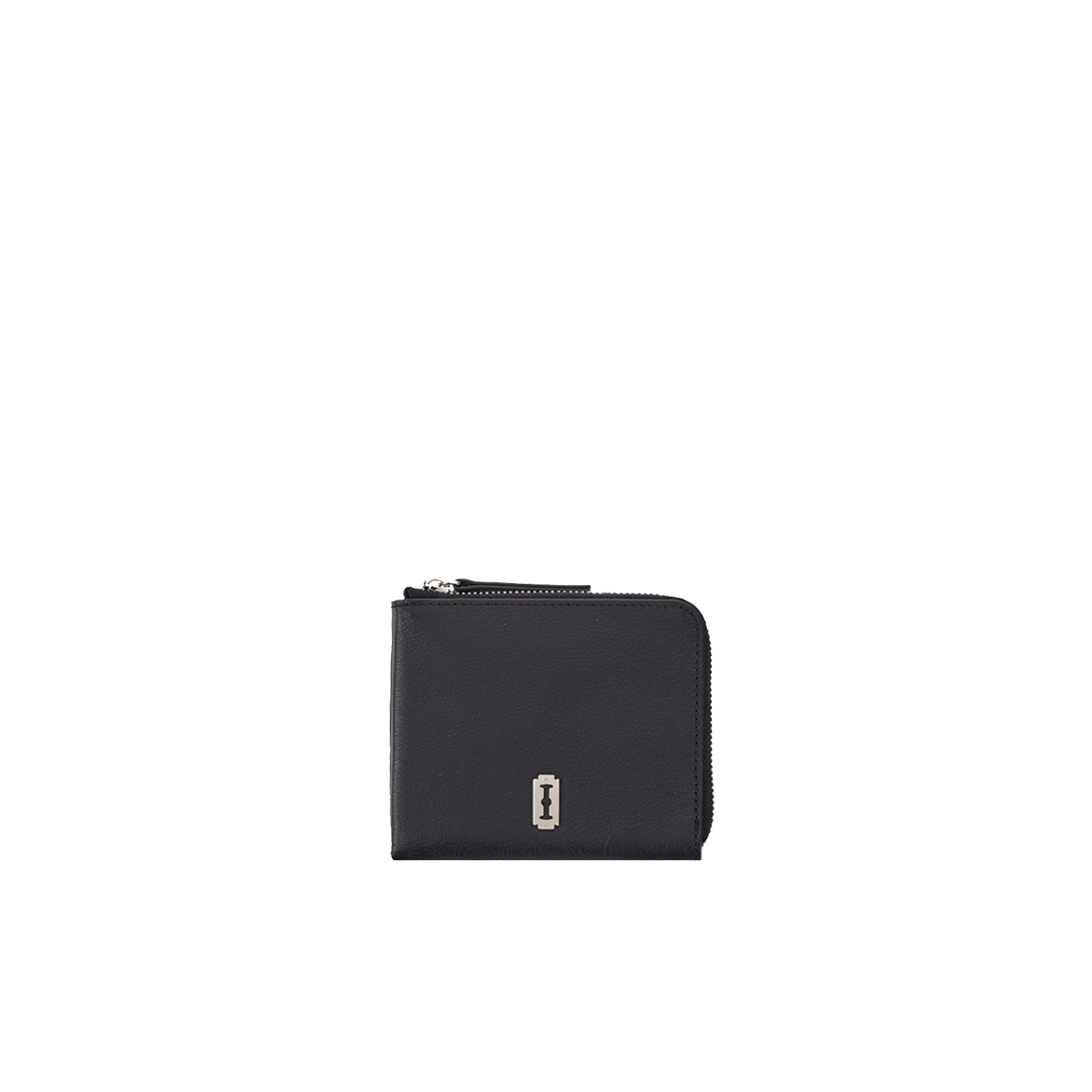 분크 퍼펙 슬림 지퍼 반지갑 블랙(vunque Perfec Slim Zipper Half Wallet Black)