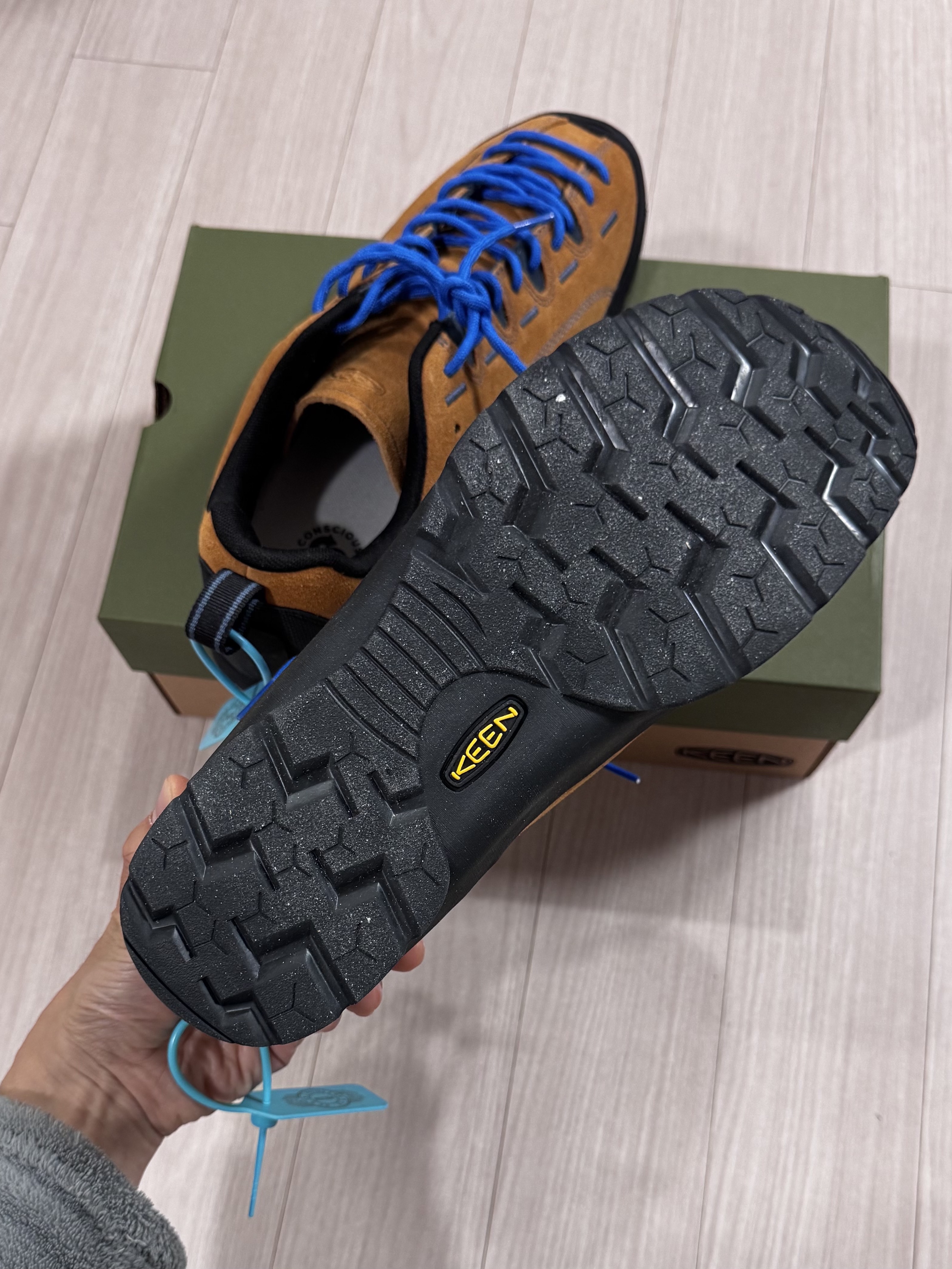 KEEN Men Jasper Cathay Spice/Orion Blue, KEEN Women Jasper Cathay Spice/Orion Blue 착용 스타일 - 3