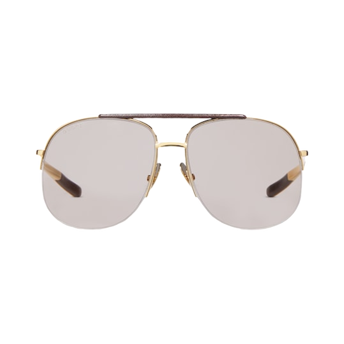(W) 구찌 네비게이터 선글라스 골드((W) Gucci Navigator Sunglasses Gold) - 1
